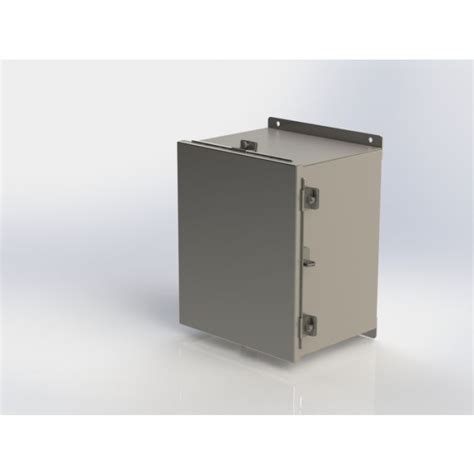 Continuous Hinge with Clamps Junction Box Type 4X, 10x8x4